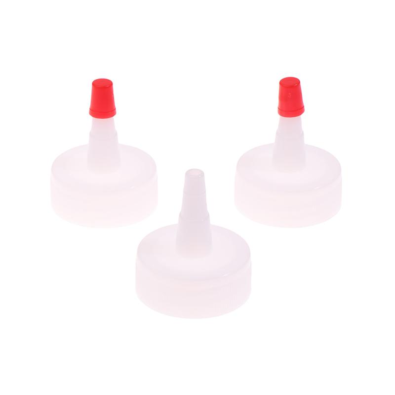 20/50 Stück 28 mm Flaschenverschluss-Spitze, Umwandlungskopf, roter Flaschenverschluss aus Kunststoff, universeller auslaufsicherer Ersatzverschluss für Quetschflaschen