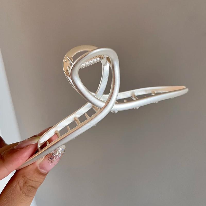 13.5cm Oversized Metal Hair Claws Women Fashion Large Shark Hair Clip Crab Barrettes Fashion Hairpins Headwear For Girl Hair Accessories