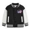 Kuromi Children's Baseball Jacket - Autumn/Winter Fashion, Girls' Plus Velvet Top, Medium & Large Sizes.
