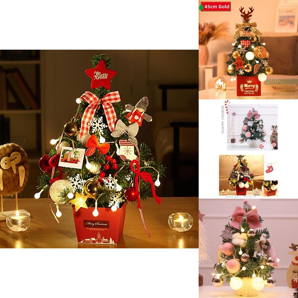 Hoogwaardige Draagbare Mini Kerstboom Ornamenten Voor Huisdecoratie