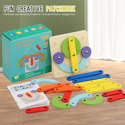 Colorful Activity Board Colorful Activity Board Set  Number Shaped Column Puzzles For Educational Purposes To Help Children Learn