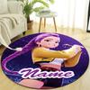 Personalized K-KPop Demon Hunters Round Chair Office Rug - Perfect for Mat, Office Chair & More - Ideal Gift for Birthdays and Holidays