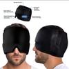 Form Fitting Gel Ice Headache Migraine Relief Hat Cold Compress Therapy Cap Relaxation Eyeshade Cover Shade