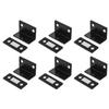 10-1PCS L-shaped Magnetic Door Closer Self-adhesive Invisible Cabinet Door Suction Wardrobe Magnetic Strip Patch Door Stopper