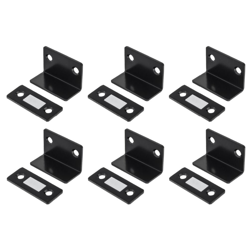 10-1PCS L-shaped Magnetic Door Closer Self-adhesive Invisible Cabinet Door Suction Wardrobe Magnetic Strip Patch Door Stopper
