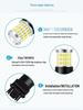 Hot-Selling 3157 LED Car Turn Signal, Brake, and Reversing Light with 54 SMDs, 3014/3030, Wide Voltage, Constant Current
