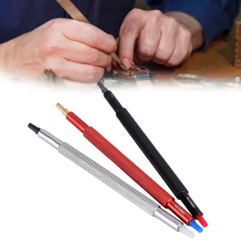 3pcs Hand Watch Fitting Set Pressers Pushers Repairs Press Setting Uk Tool