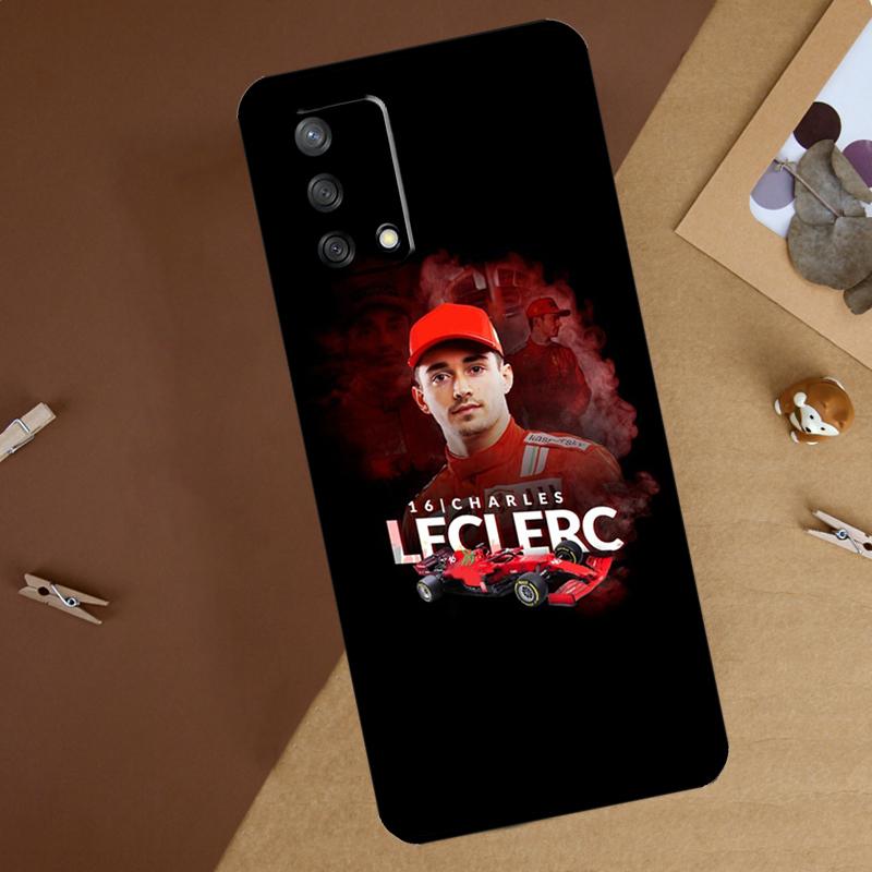 Formula 1 F1 Charles Leclerc Case For OPPO A16 A15 A5 A9 A31 A53 A52 A72 A83 A91 A93 A54 A74 A94 Find X3 X5 Pro Cover