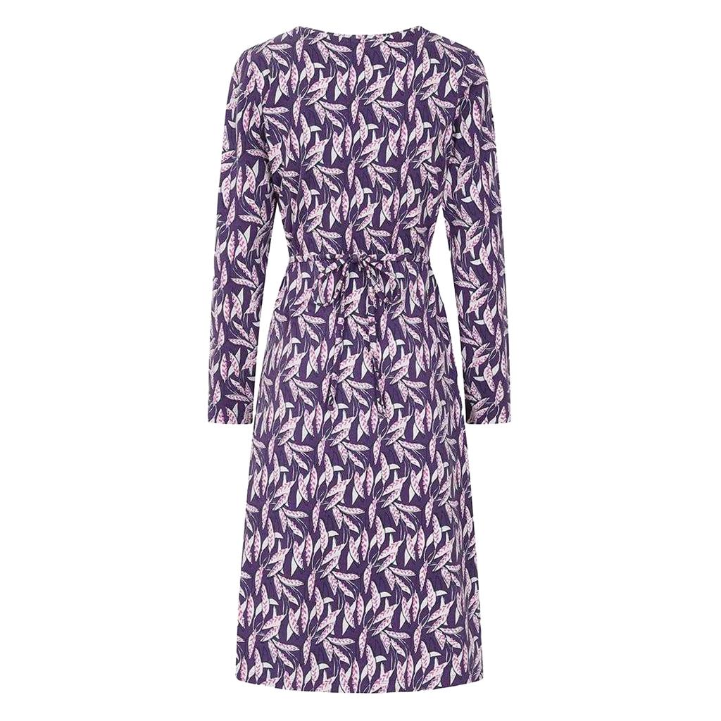 Lazy Jacks Womens/Ladies Barley Long-Sleeved Midi Dress