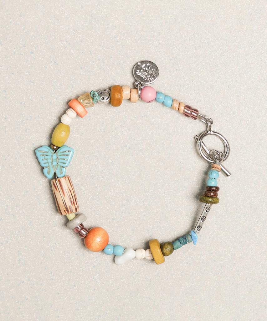 Towtow Archive Butterfly Symbol Bracelet Turquoise