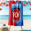 FC Heidenheim Print Beach Towel, Large Soft Quick Dry Towel for Beach Camping Swimming