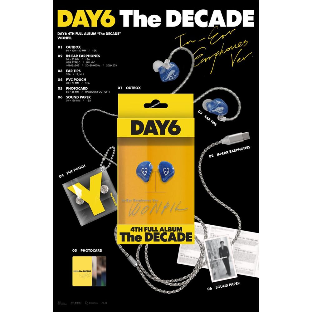 [Pre-order] DAY6 - The DECADE (In-Ear Earphone Ver.)