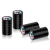 4PCS Metal Car Logo Styling Wheel Tire Valve Stem Covers Dustproof Caps For Alfa Romeo 156 Stelvio 147 Sportiva Auto Accessories nsf154