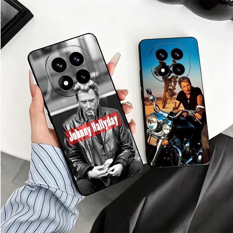 Johnny Hallyday Music Soft Phone Case for Xiaomi Redmi Note 12 13 14 15 Pro Plus 11 12S 11S 11T 10 4G Black Cover Back Shell