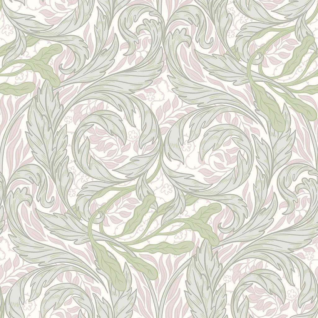 Muriva Vale Leaf Wallpaper