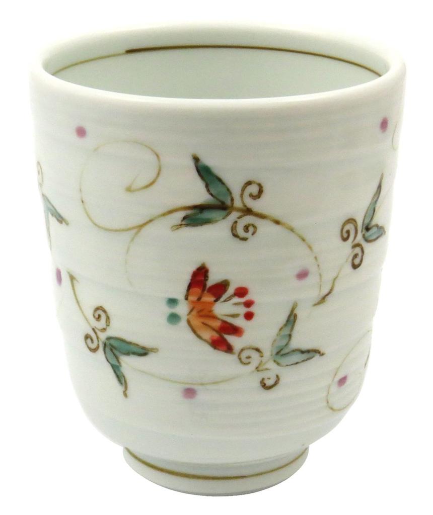Tateyamado Hasami Ware Issei Pottery Sarasa Arabesque Teacup Small