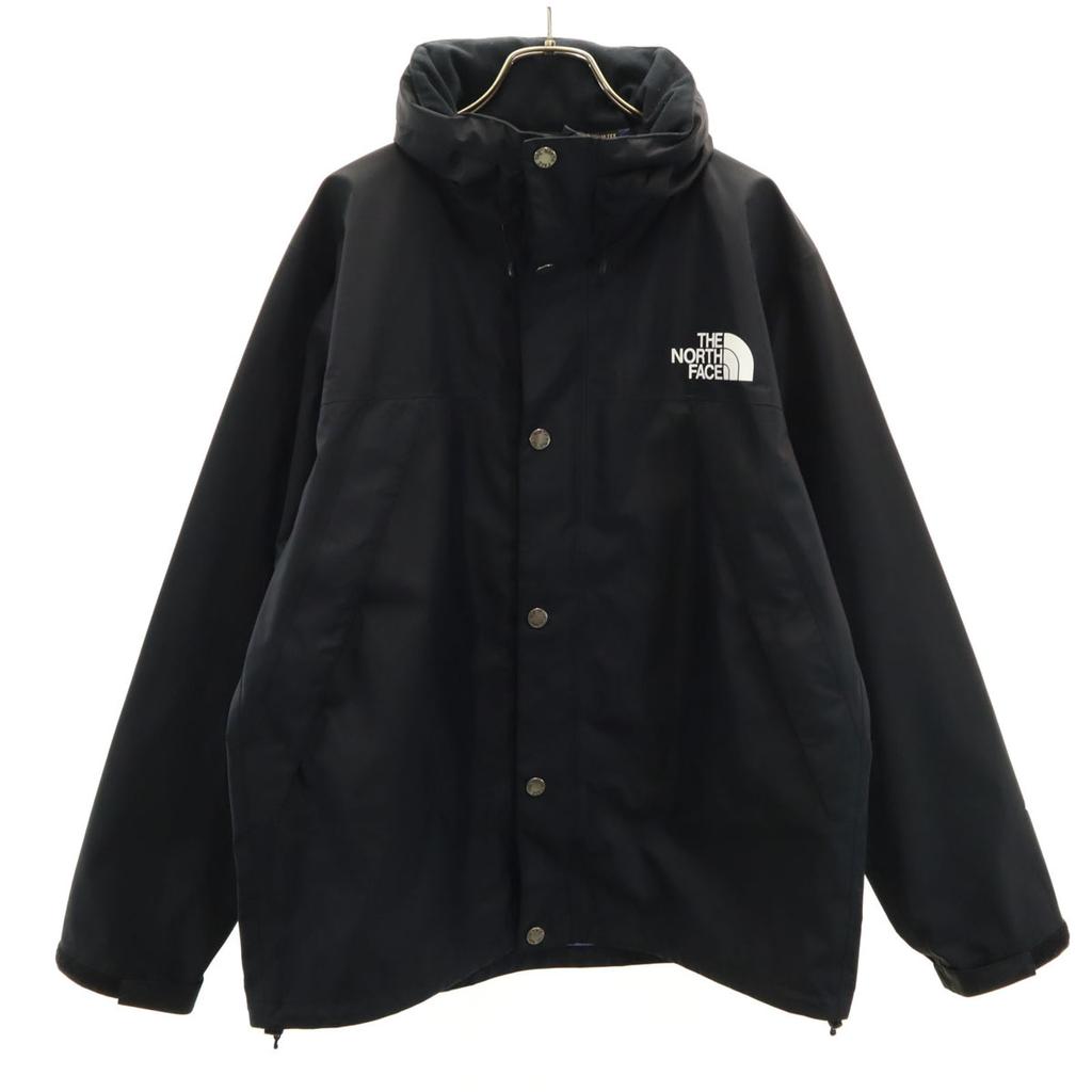 The North Face Mountain Rain Jacket L Black NP12135 Outdoor GORE-TEX Men's Used