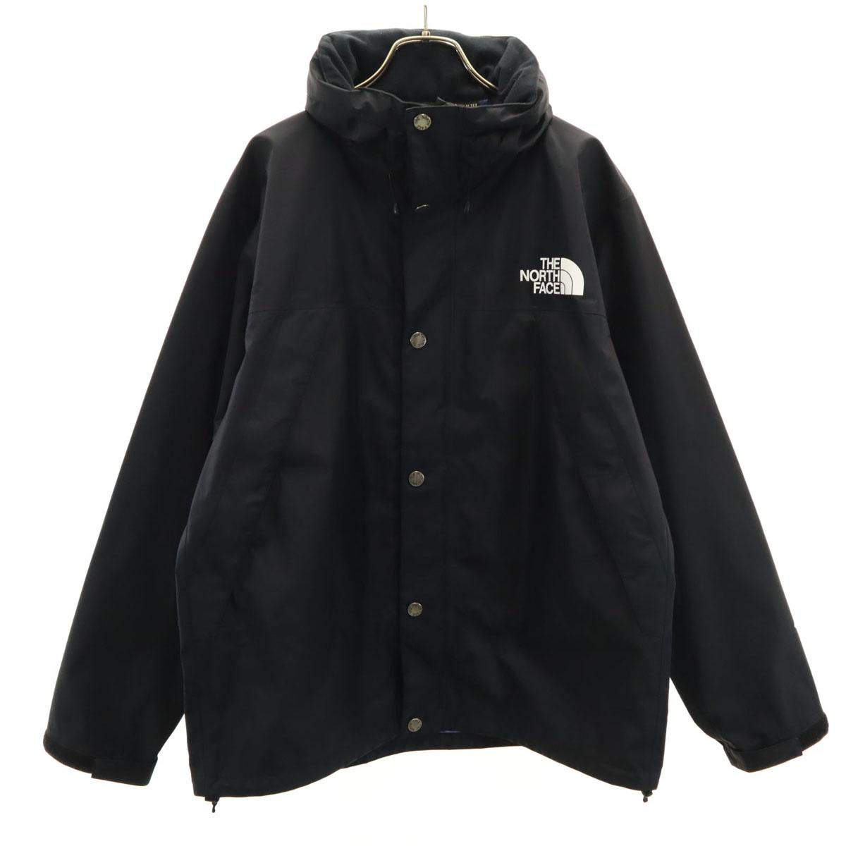 

THE NORTH FACE Mountain Rain jacket L black NP12135 Outdoor GORE-TEX Men s Used