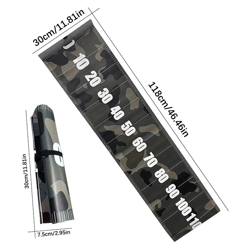 Fish Measuring Ruler Waterproof And Adhesive Fishing Ruler Fishing Soft Ruler Measuring Fishing Equipment