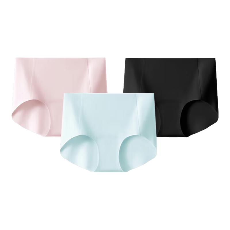 

Xingmian Женские бесшовные трусы средней посадки, 3 шт. M