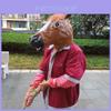 Aukščiausios kokybės latekso arklio galvos kaukė, puikiai tinkanti Helovino ir Cosplay vakarėliams