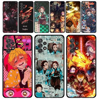 Demon Slayer Kimetsu Anime Dėklas Samsung Galaxy A51 A71 A01 A11 A21 A21s A31 A41 A72 A52 A42 A32 A22 A12 A02 A02s F42 Korpusas