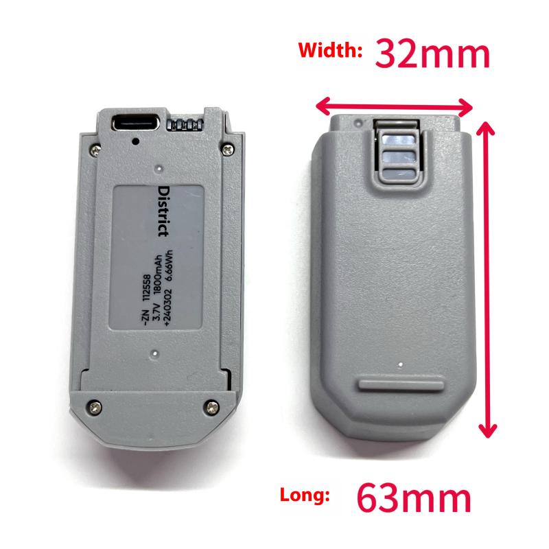 1 Piece Diy Accessories Mini Drone Module Battery 3.7V 1800Mah Battery For V66/I1 Pro/Cz06/Gt3 Drone