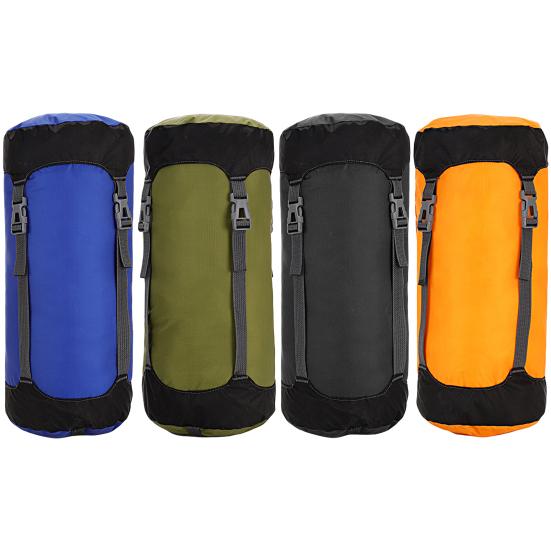 8/15/25/35L Sleeping Bag Compression Sack Large Capacity Drawstring Ultralight Waterproof Adjustable Buckle More Storage Nylon Down Jacket Storage