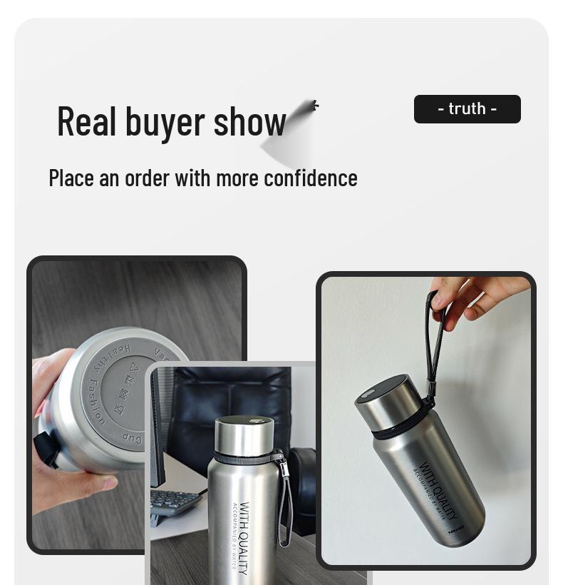 25-Year Men's Insulated Steel Cup: Large Capacity with Magnetic Tea Separator and Infuser