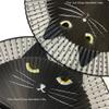 Cartoon Cat Hand Fan Chinese Japanese Folding Fan Silk Handheld Fan for Wedding Dancing Party Church Gifts Decoration