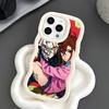 Anime Dandadan Wavy Edge TPU Mobile Phone Case for iPhone 17 16 15 14 13 12 11 Air Pro Max Plus Colorful Cover