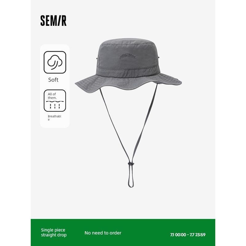 

Senma Hat Мужская летняя новинка Легкая портативная альпийская кепка Пара Панама Защита от солнца Уличная шляпа для кемпинга Дышащая Dark gray 20901 All yards