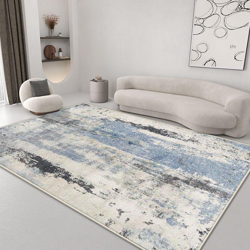 Nordic Abstract Style Carpets for Living Room Ink Wash Modern Decoration Bedroom Non-slip Rug Lounge Coffee Tables Washable Mat