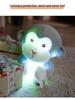 Luminous Elephant Monkey Plush Toy Doll for Kids - Ideal Birthday Gift for Girls