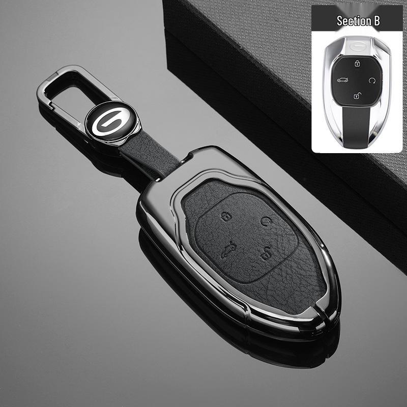 Metal Key Case Protective Cover for GAC Trumpchi Models: GS4, GS3, GS5, GS7, GS8, GA3S, Vision, GA4, GA6.