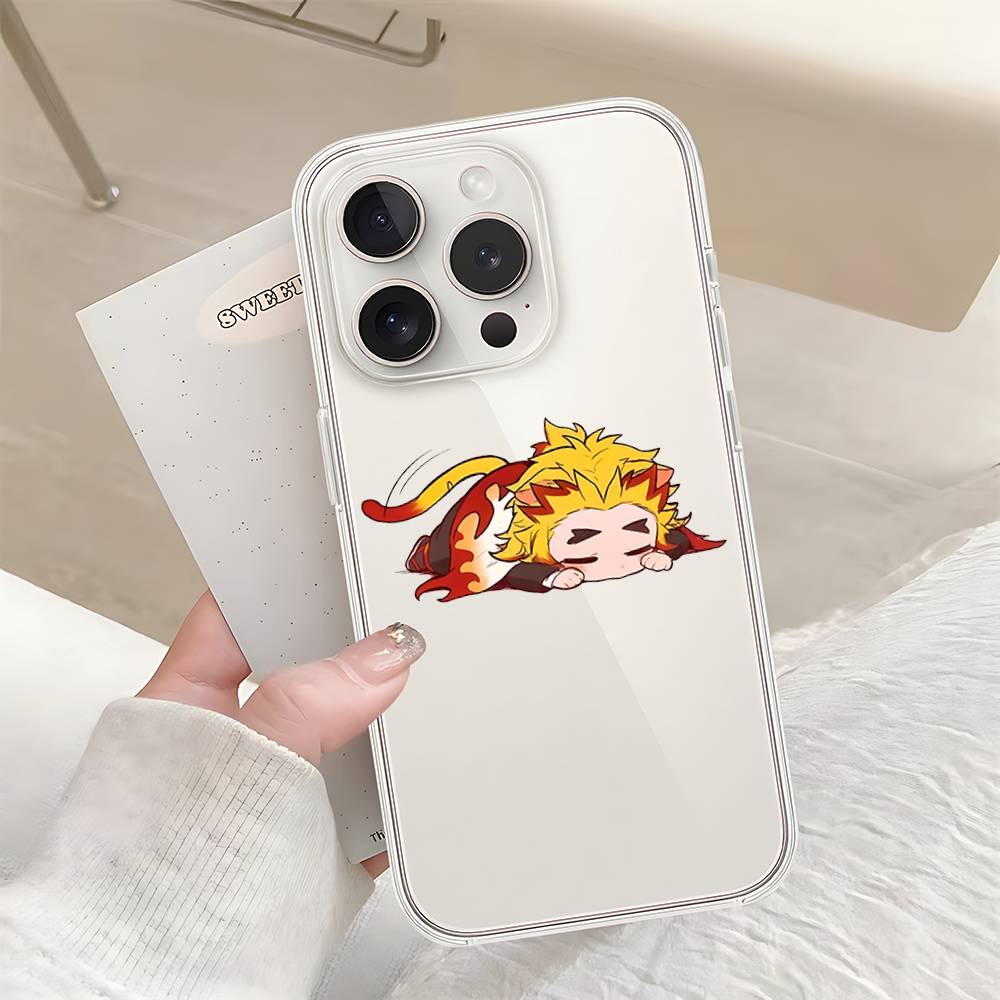 Coque de téléphone K-Kyou-jurous R-Ren-gokus Pour Iphone17 16 15 11 13 14 Pro Max 7 8 Plus X Xr Xs Max Se2020 12mini Transparent Cov