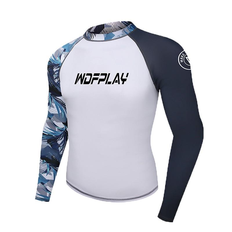 Mens UV Protection Rash Guard Set Quick Dry Swimwear Diving Surfing Jellyfish Defense Water Sports
