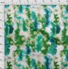 oneOone Baumwoll-Flex-grüner Stoff, Aquarell-Nähstoff, Meterware, bedruckt, DIY-Kleidung, Nähzubehör, 40 Zoll