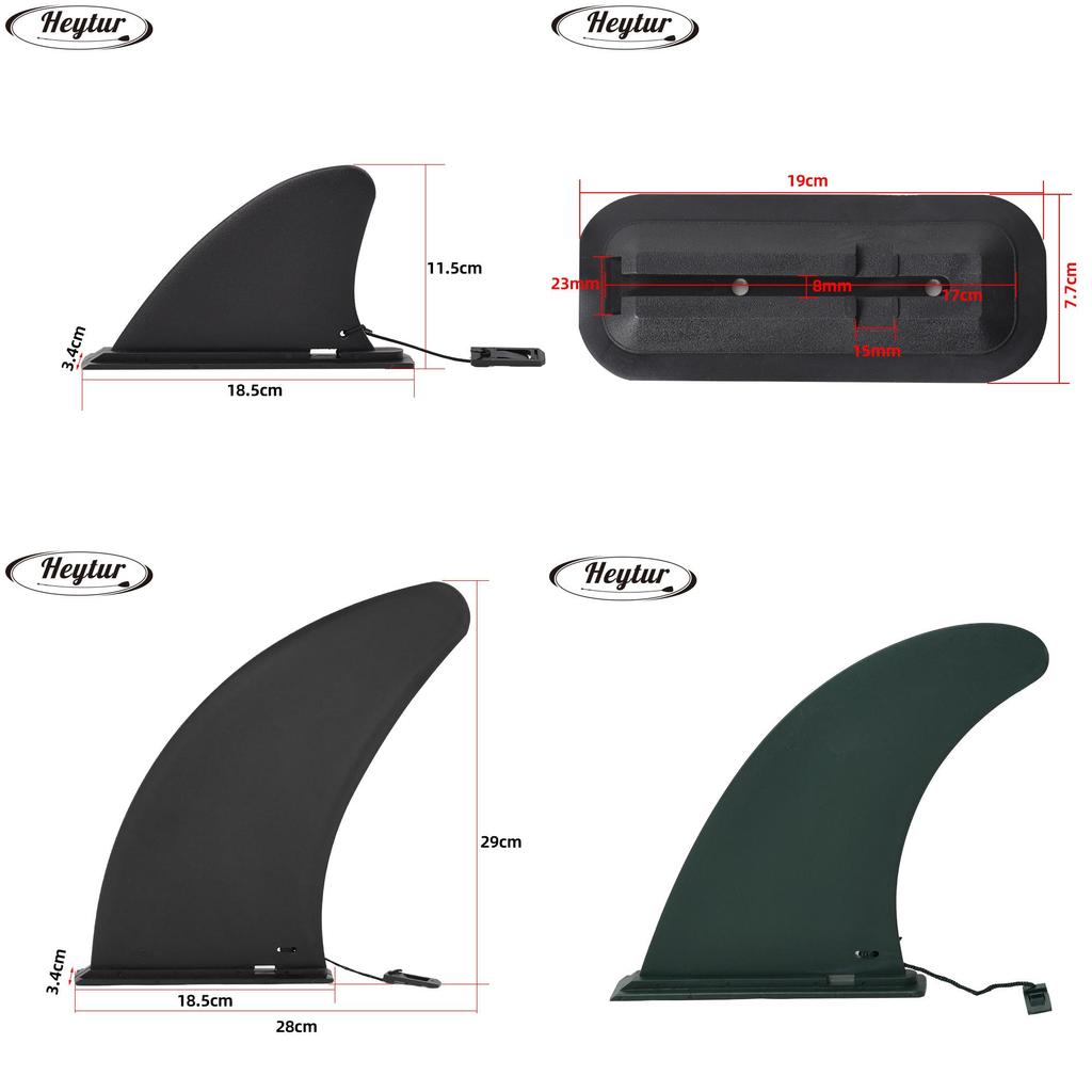 Surfboard Fin With Detachable Flipper For Kayak Paddleboard And Water Sports Enthusiasts