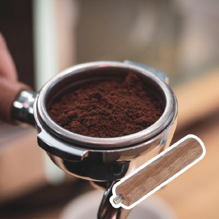 Trä Kaffebryggare Handtag M10 Gänga Ersättning Naturligt Trä Köksaccessoar Elegant Trä Kaffebryggare Handtag