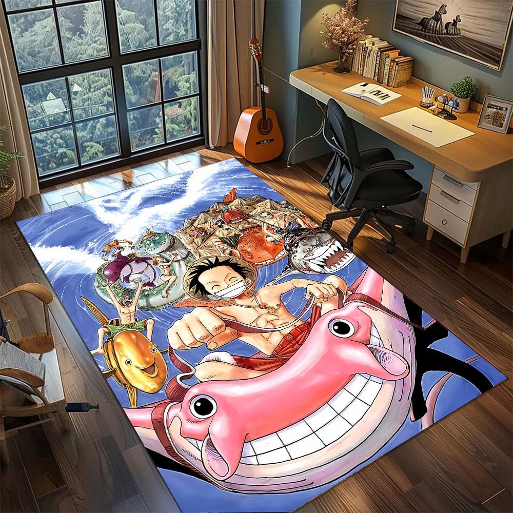One Piece Kaido Beast Carpet for Living Room Bedroom Home Decor Cool Movie Mat Play Floor Mat