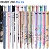 8/20 Pcs Cartoon Blue Ink Erasable Pen Astronaut Panda Rabbit 0.5mm Neutral Pen Writing Tool Sign Pen School Office Erasable Pen