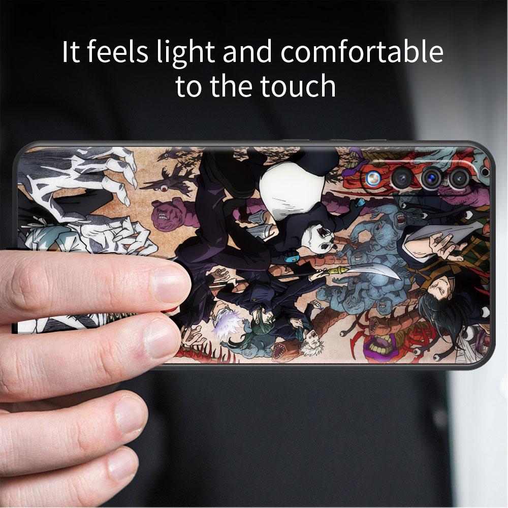 Soft Case For Samsung Galaxy Note 20 Ultra 10 Plus Lite A50 A70 A20 A40 A20e 9 8 A60 A10e Funda Phone Cover Jujutsu Kaisen Anime
