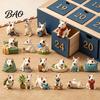 Fun Countdown Calendar for Kids Dog Advent 2026, 24-Day Christmas with 24 Acrylic Lovers Cute Ornaments, Collectible Figures Lovers, Holiday