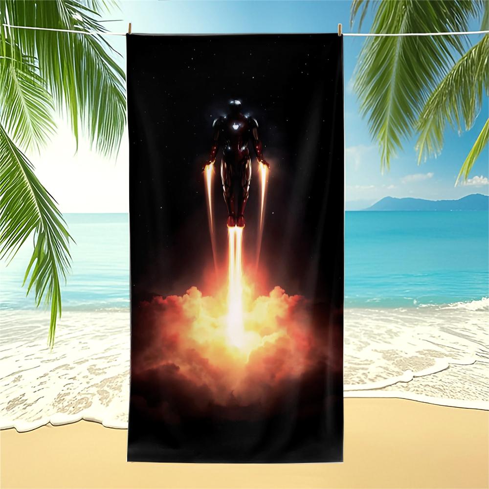 Epic Avengers Movie Art Beach Towel Pool Towel Camping Towel,Soft Quick Dry for Swimming Camping Bathroom Outdoor Home