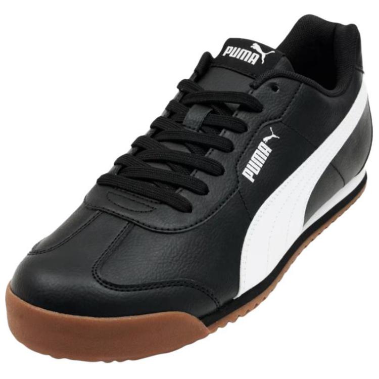 Puma Turino II T Comfortable Versatile Low-Top Casual Shoes Men Sneakers Black White 402049-01