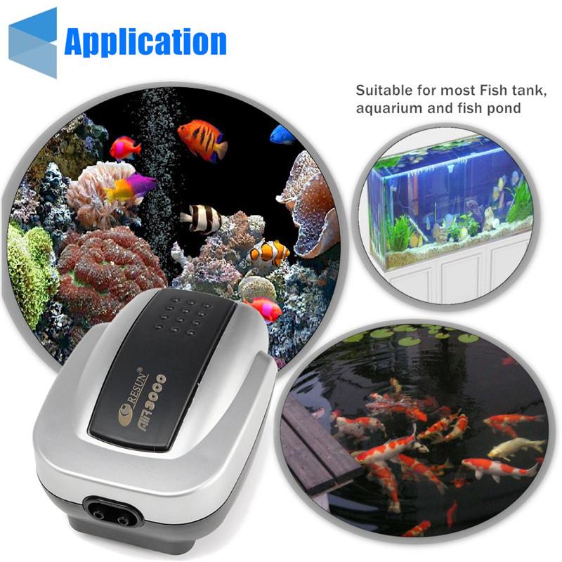 1/2/4 Way 220V Oxygen Air Pump Outlet Efficient Super Silent Aquarium Fish Tank