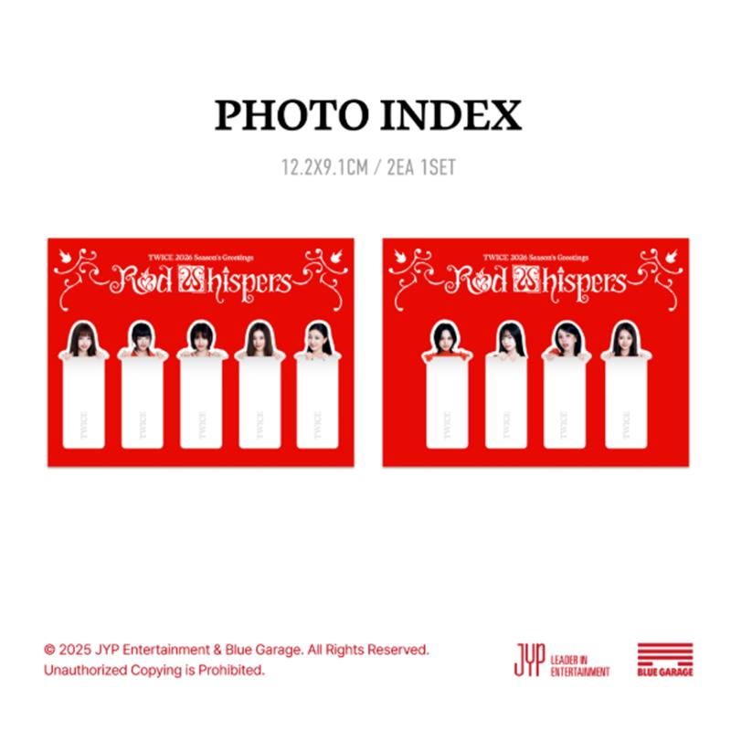 [Pre-order] TWICE-2026 SEASON'S GREETINGS [RED WHISPERS](Online Benefit)