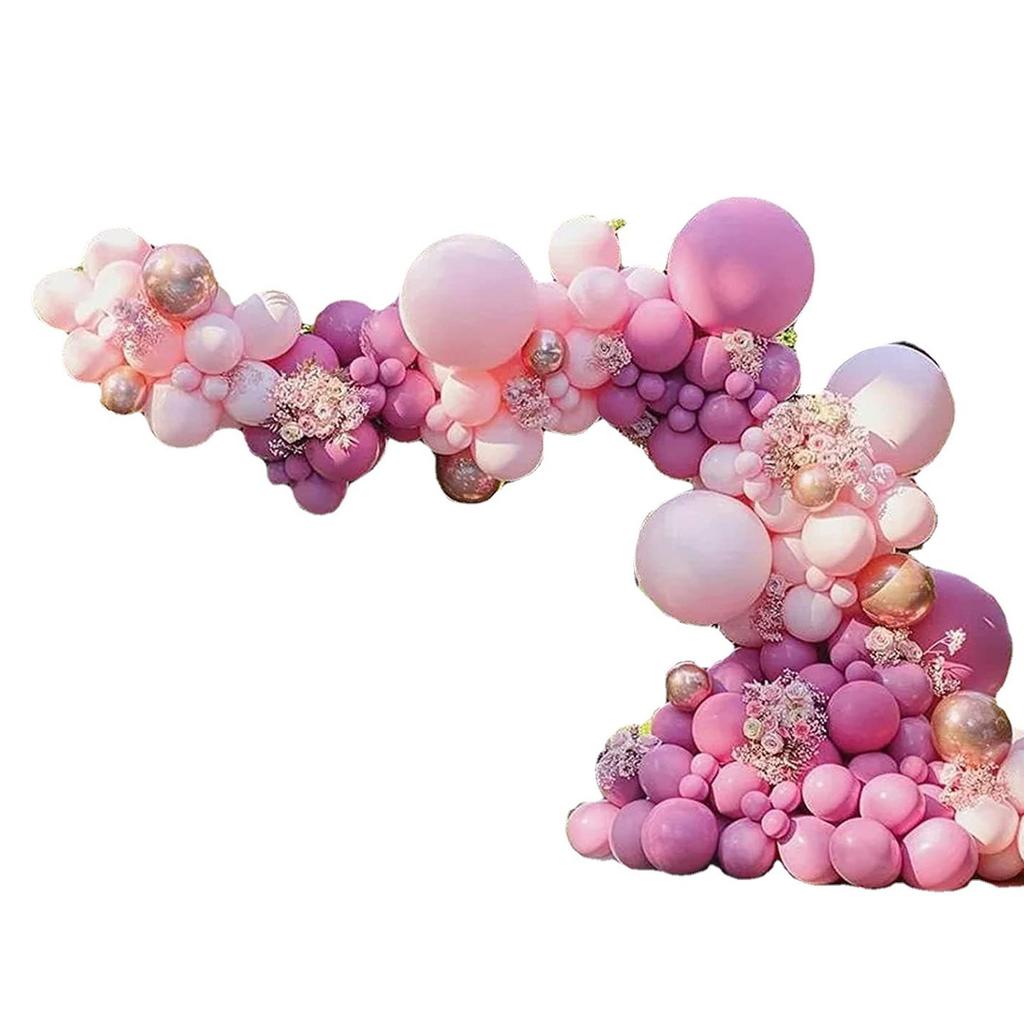 Balloon Garland Arch Kit Pink Decorative Party Balloons for Birthday Party Graduation Ceremony Wedding Anniversary