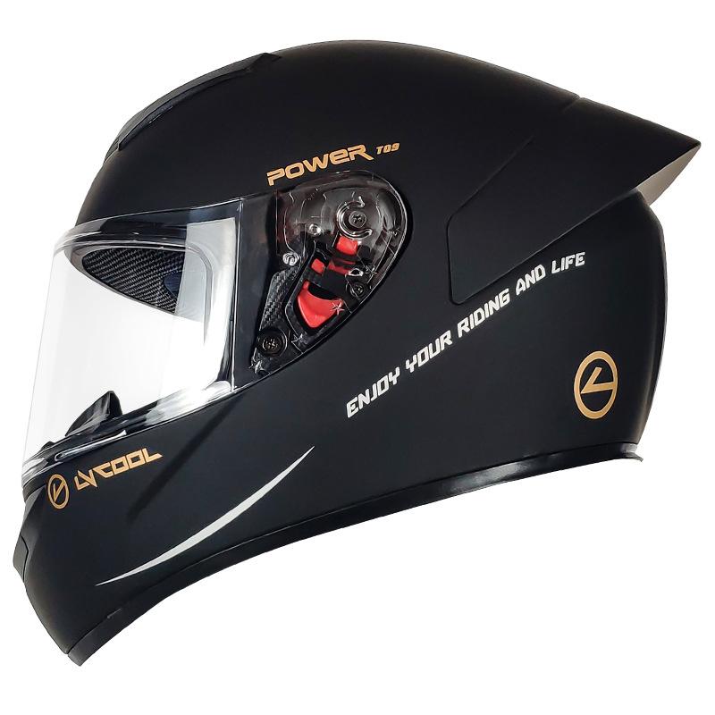 Motorcycle helmet winter riding men's and women's locomotive full helmet winter electric motorcycle helmet